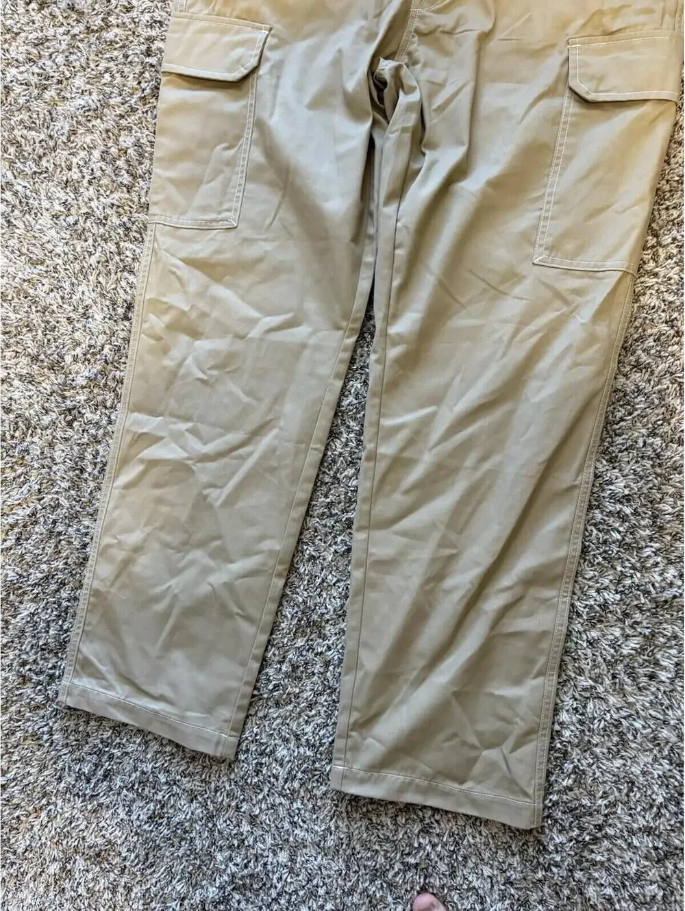 True Religion Cargo Pants Straight Leg Travertine Brown Tan Men's Size 34x32 NWT